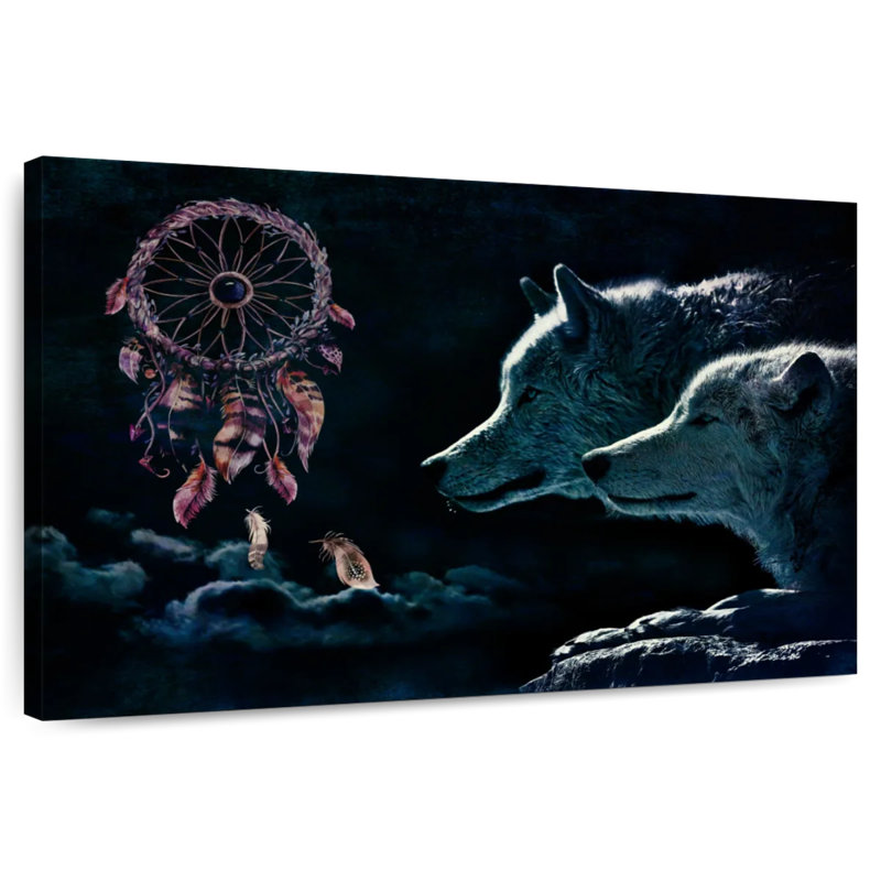 Dream Wolves, 34" H x 51" W
