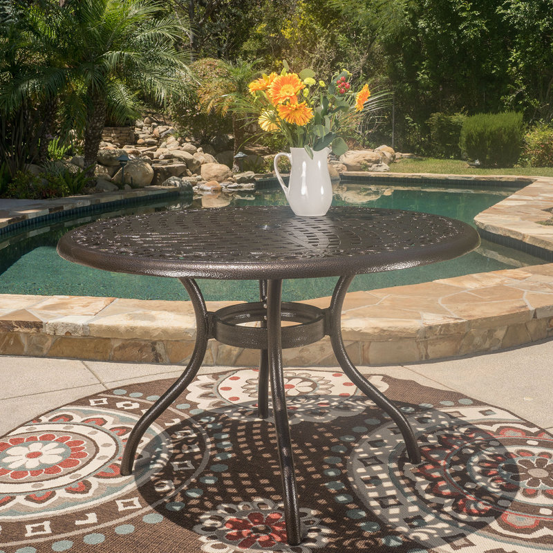 Table ronde Phoenix 48 po, Bronze