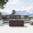51" H X 21" W Metal Propane Outdoor Fire Pit Table With Cover, Crystals-1236793806