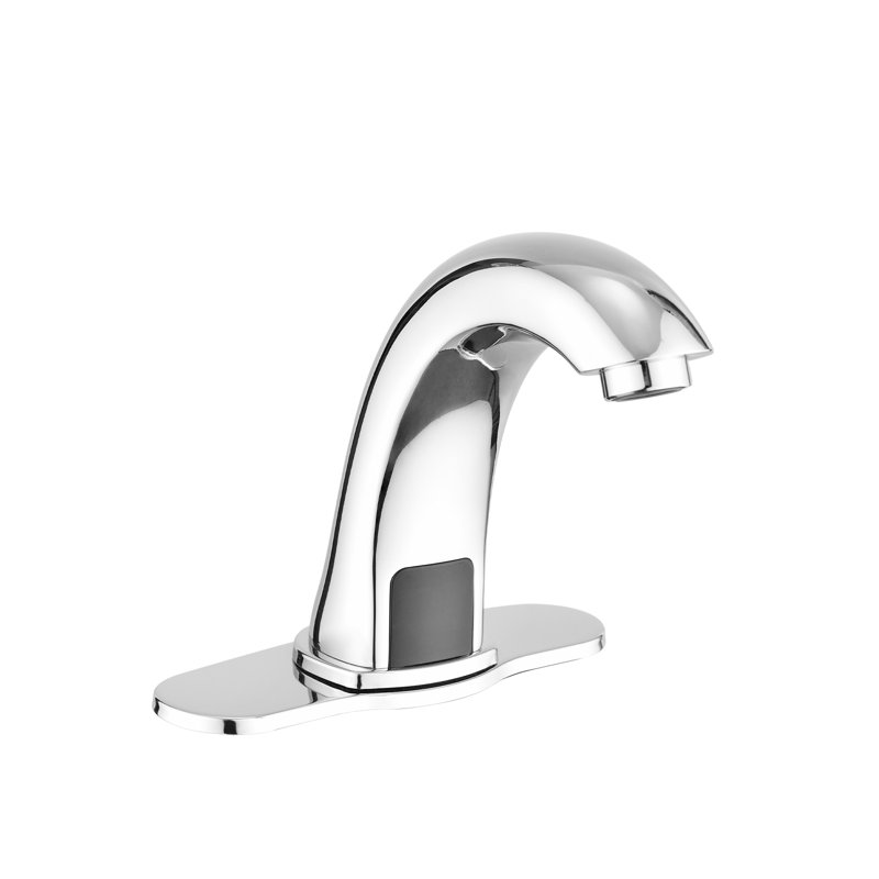 Touchless Sensor Single Hole Bathroom Sink Faucet