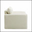 Fauteuil d'appoint surdimensionné en chenille avec canapé simple pour une détente confortable et un décor de salon élégant