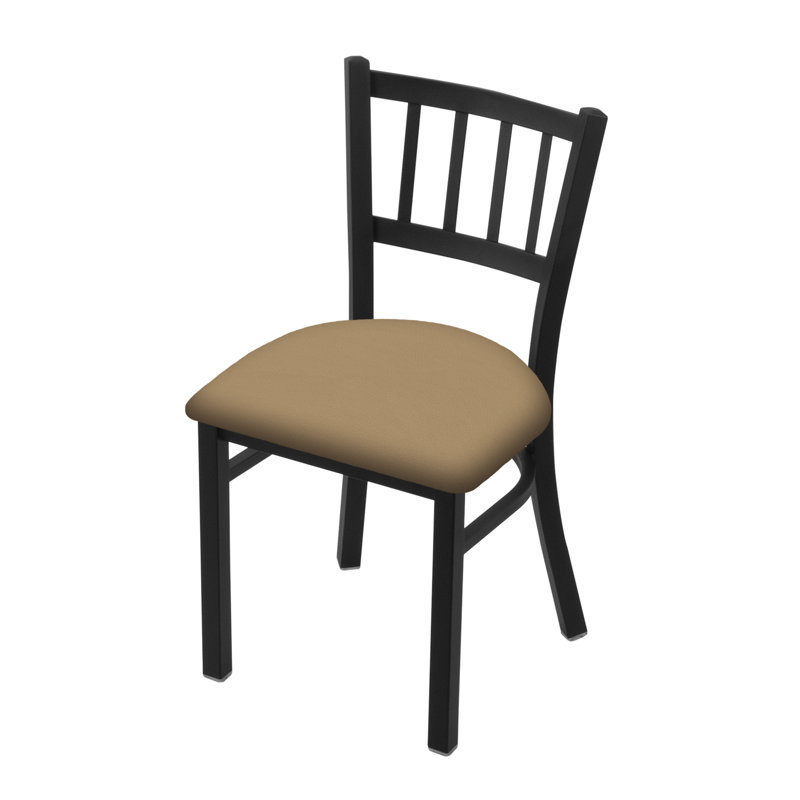 Chaise Contessa 610, Vinyle - sable Canter, Noir froissé