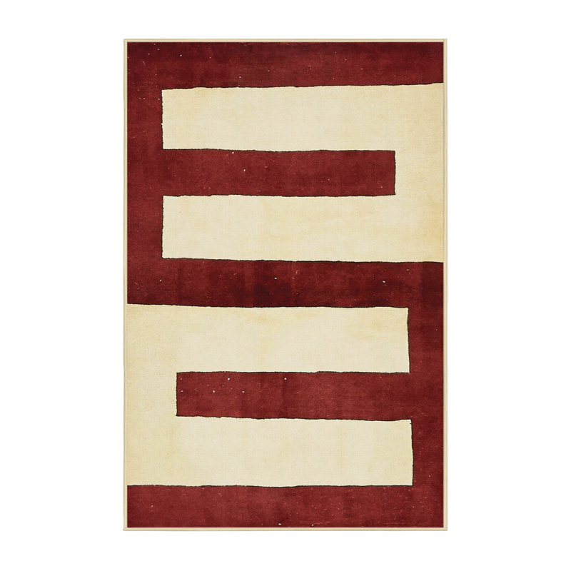 Tapis abstrait moderne 5598, Rectangle 2 pi x 4 pi