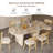 Kristalee 63"-79" Oval Extendable Dining Table,Kitchen Dining Room Dinner Pedestal Table for 4 to 6,Wood Kitchen & Dining Room Furniture-648191527-648191526