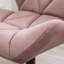 Chaise de bureau touffetée pivotante, mauve-608115835