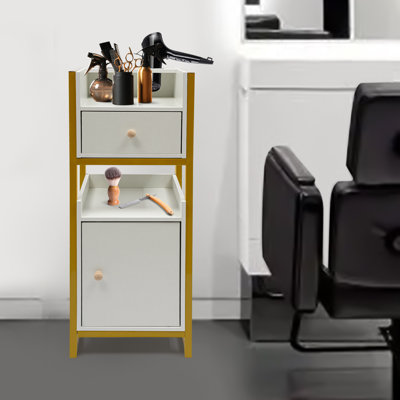 Hairdressing Storage Rack With Drawers