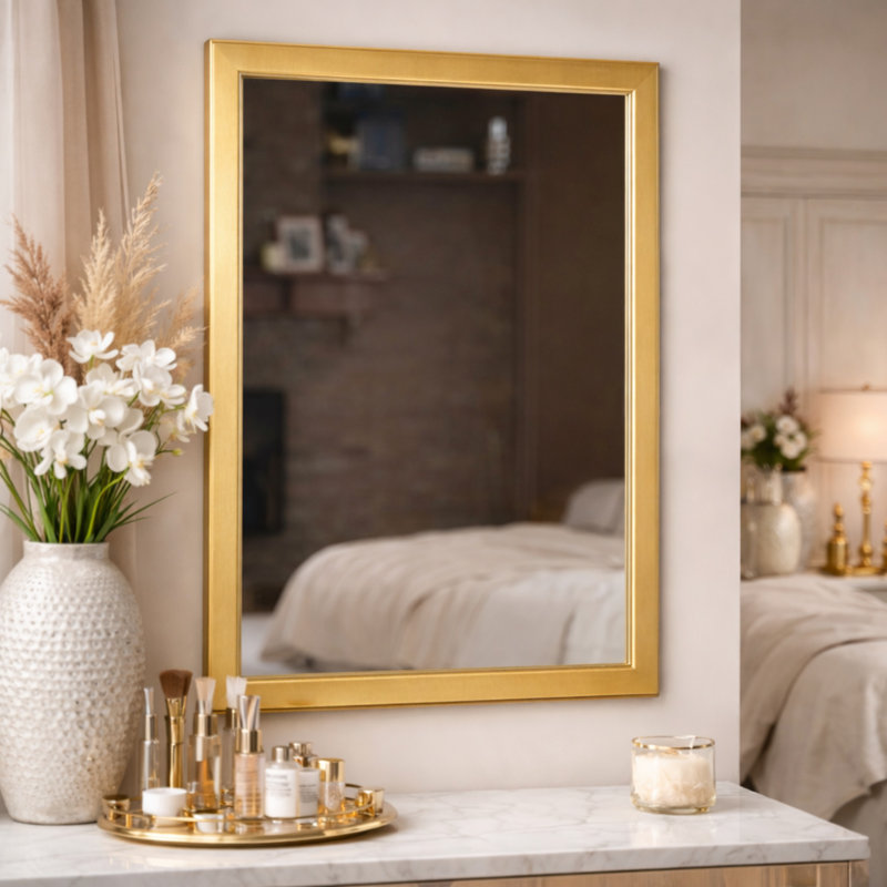 Miroir mural Everly Quinn Classic, 30 po x 24 po