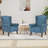 31.5"Wide Wing Back Upholstered Armchair With Nailhead Trim
