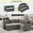 L-shaped Sectional Sofa With Hidden Storage Compartment-1646250005