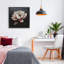 Cadre flottant rétro avec fleur de lotus, design par LSR Creative Studio-1931307846-1931307847