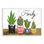 «Colorful Succulent Family Home Peinture», impression sur toile
