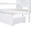 Lit de jour en bois pleine grandeur avec 3 tiroirs, ports USB et bureau intégré pour une utilisation efficace de l'espace-1912468012-1912468015