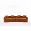 Canapé modulaire en chenille Boneless-1748650892