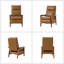 Honorato Mid-Century Modern Vegan Leather Recliner with Solid Wood Frame-825487353