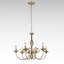 Lustre chandelier 6 lumières