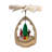 Mini pyramide de père noël en bois