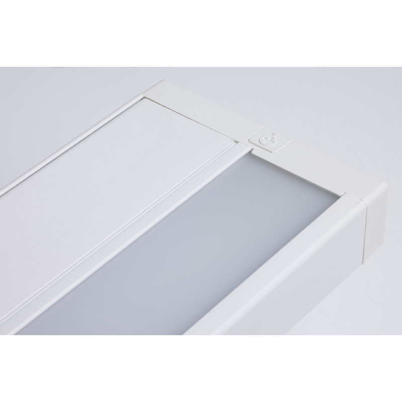 Étoile de mer à DEL 28 po SMART RVB et blanc réglable sous l'armoire, finition blanche