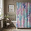 Watercolor Ghost Patterns - Rideau de douche standard 1 pièce-704645978