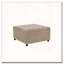 Pouf de rangement carré avec dessus capitonné et garniture cloutée-1218612363