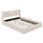 Lit plateforme à oreilles, cadre de lit tapissier pour chambre à coucher, chambre d'amis, appartement-1723233042-1723233260