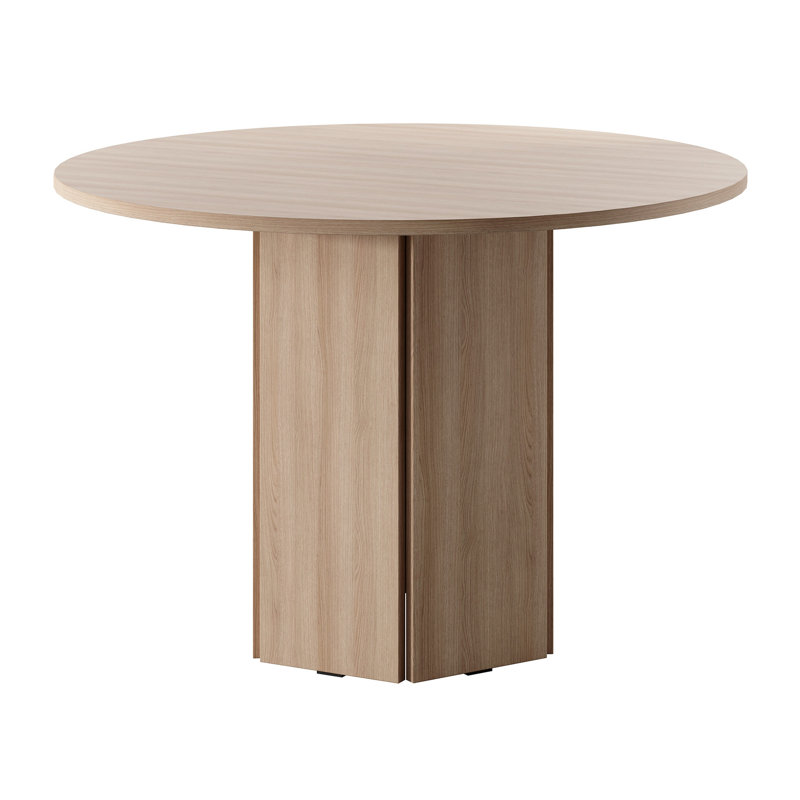 Camila Round Dining Table,  Lindberg Oak