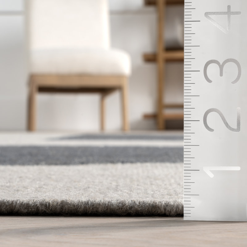  Tapis en laine Blueblock, Rectangle de 5 pi x 8 pi