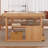 Burlywood Rectangular Solid Wood desks-107788086