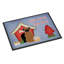 Tapis d'extérieur antidérapant pour chien Boxer Christe-18736752