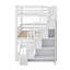 Triple lit superposé avec escalier de rangement-1247392766