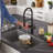 Catris Flexo Filter-Ready Semi-Pro Pull-Down Dual-Spray Kitchen Faucet - Matte Black-83667710