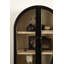 Armoire arquée en bois pour rangement mural-818859946