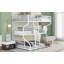  Triple lit superposé double TG simple TG grand avec échelle longue et courte pour les pièces partagées, blanc-118385230