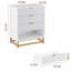 Table de chevet 4 tiroirs Kyell-370985299