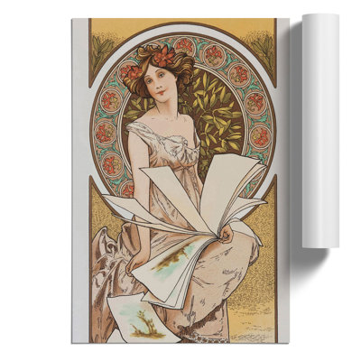 Chamenois Caldenar by Alphonse Mucha - Frameless Print
