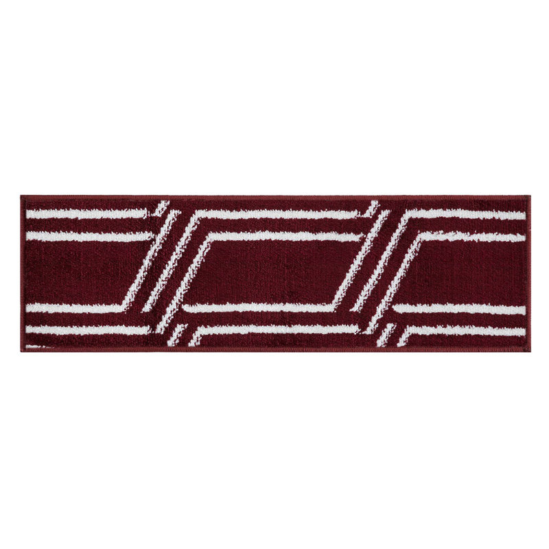 Tapis d'escalier Marlie, Rouge