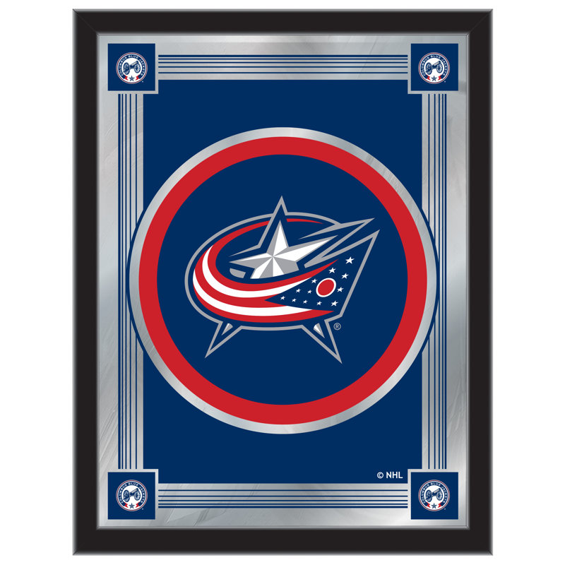 « logo mirror », impression encadrée NHL, Columbus Blue Jackets