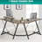 Winside L-Shaped Metal Base Computer Desk