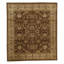 Hand Knotted Area Rug in Brown And Beige