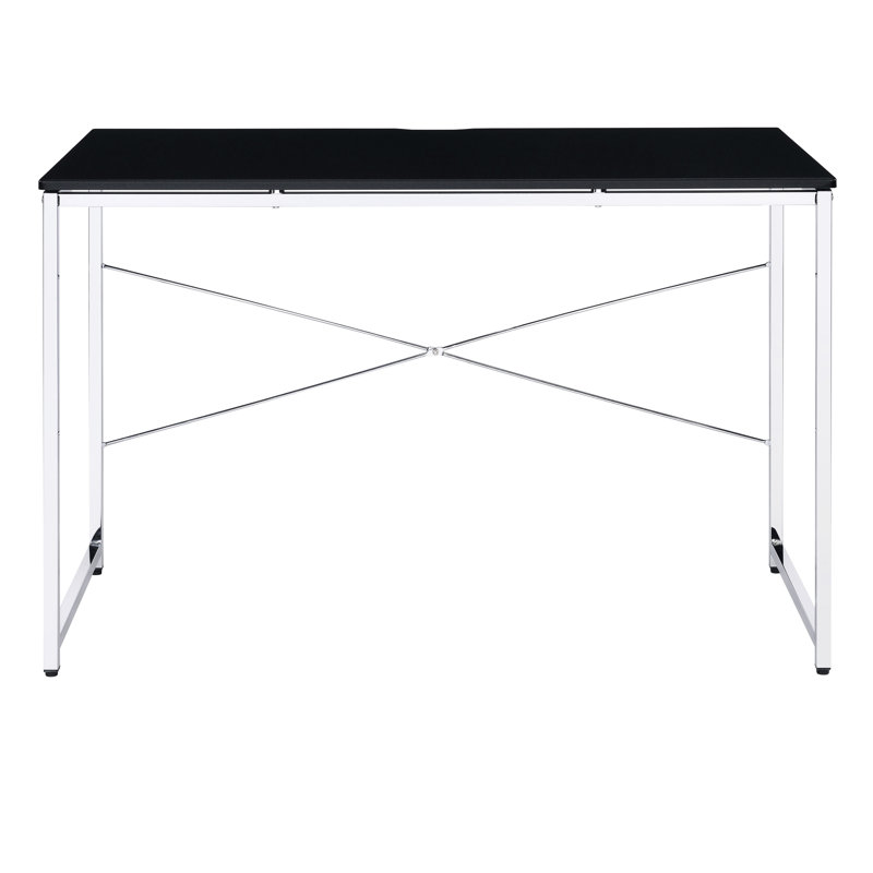 Bureau de chambre à coucher contemporain avec meuble-lavabo spacieux et noir idéal pour les routines de beauté