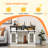 Versatile Dog Crate Furniture with Multiple Features for Different Sized Dogs-279347197