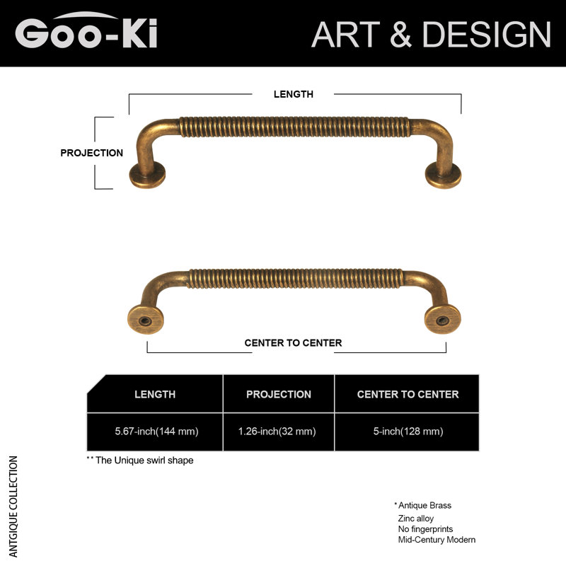 5" Center to Center Bar/Handle Pull Multipack