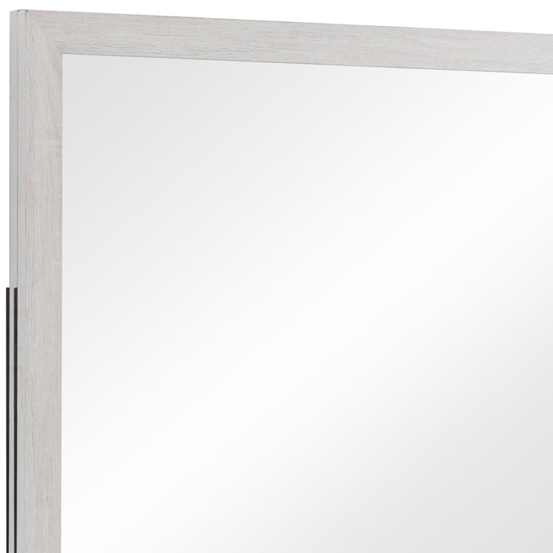 Miroir de commode Meunier, Blanc côtier
