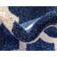 Tapis géométrique bleu foncé / ivoire Ruri-1515331091