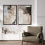 "Grunge Abstract Paint Stroke Effect", impression d'art moderne sur toile, 2 pièces-87607404-87607406-119400605