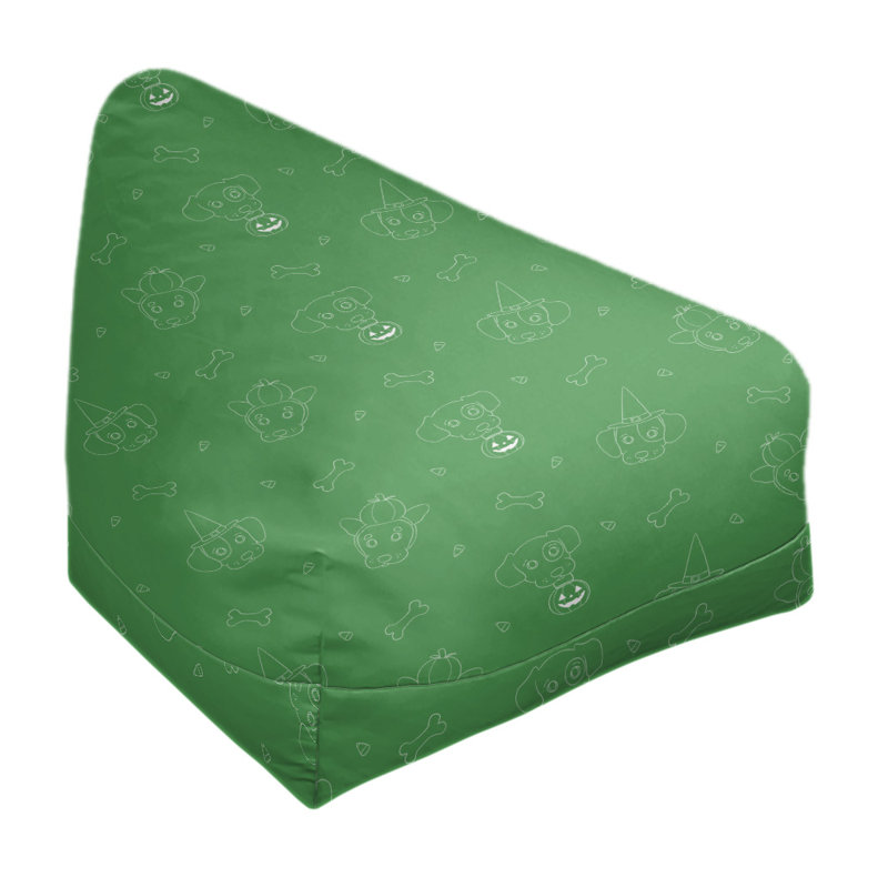 Fauteuil à billes et méridienne standard, H 29 po x l 38 po x P 42 po, Vert