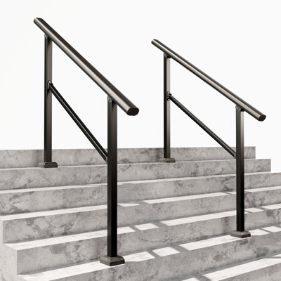 Wrought Iron Handrails for Outdoor Steps