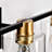 4- Bathroom Lights With Glass Shade, Luxury Touch For Mirror, Kitchen, Dinning Room, Bedroom, Hallway - Gold Matte Black Marvelous Wonderful