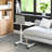airLIFT 23.6'' W Adjustable Height Rolling Laptop Desk Overbed Stand with Wheels-51968722