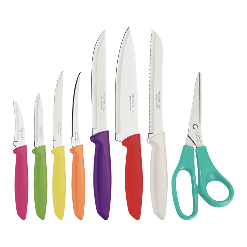 Tramontina Plenus 8 Piece Stainless Steel Assorted Knife Set