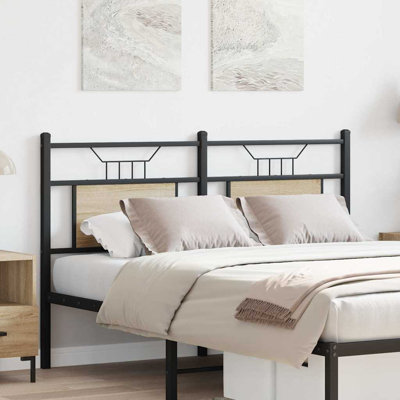 Replace Replace Headboard Sonoma Oak 140 Cm Engineered Wood And Steel